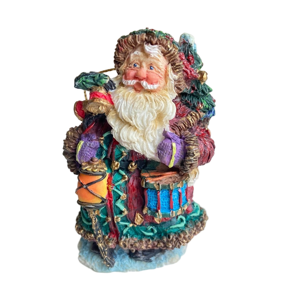 Crinkle Claus Father Christmas Santa ornament 1996 Possible Dreams 659703 resin